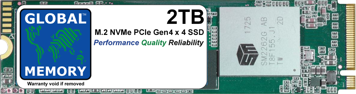 2TB M.2 2280 PCIe Gen4 x4 NVMe SSD FOR LAPTOPS / DESKTOP PCs / SERVERS / WORKSTATIONS